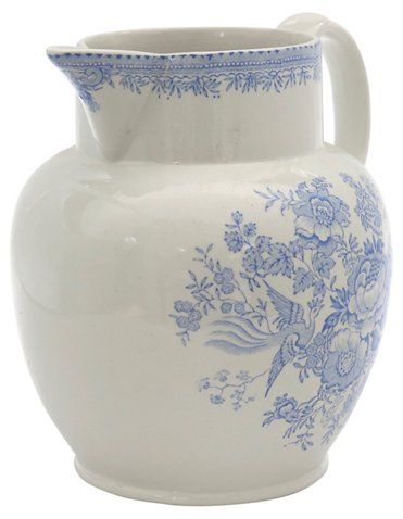 English Asiatic Pheasant Water Jug | One Kings Lane