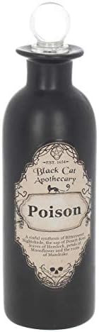 Nemesis Now Poison Potion Bottle 20cm Black | Amazon (US)