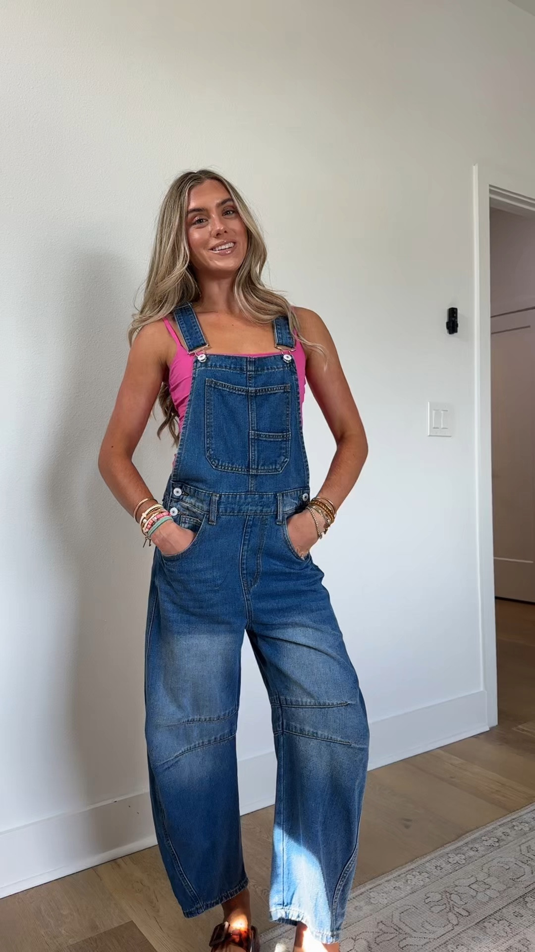 Amazon size xs PLNOTME Womens Denim Bib Overalls Barrel Leg Adjustable Strap Jean Pants Jumpsuits with Pockets

#LTKootd #LTKSaleAlert #LTKdayinmylife