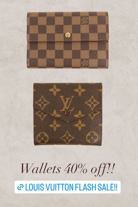 Louis Vuitton wallet sale 



#LTKunder100 #LTKitbag #LTKsalealert