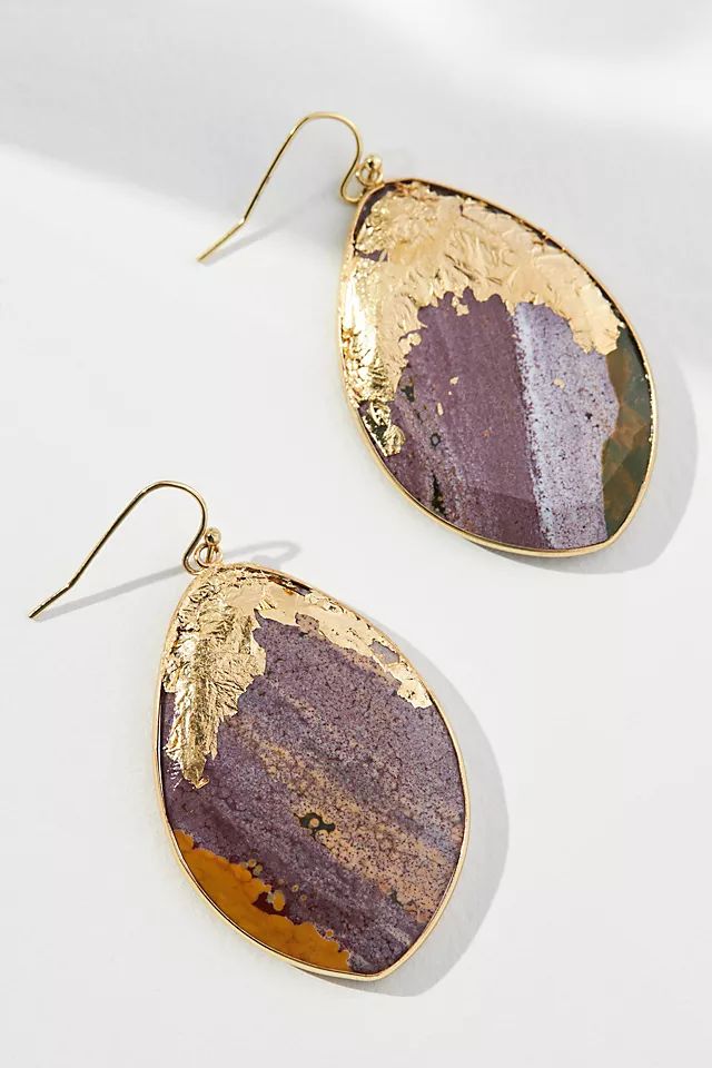 Melted Metal Tear Drop Earrings | Anthropologie (US)