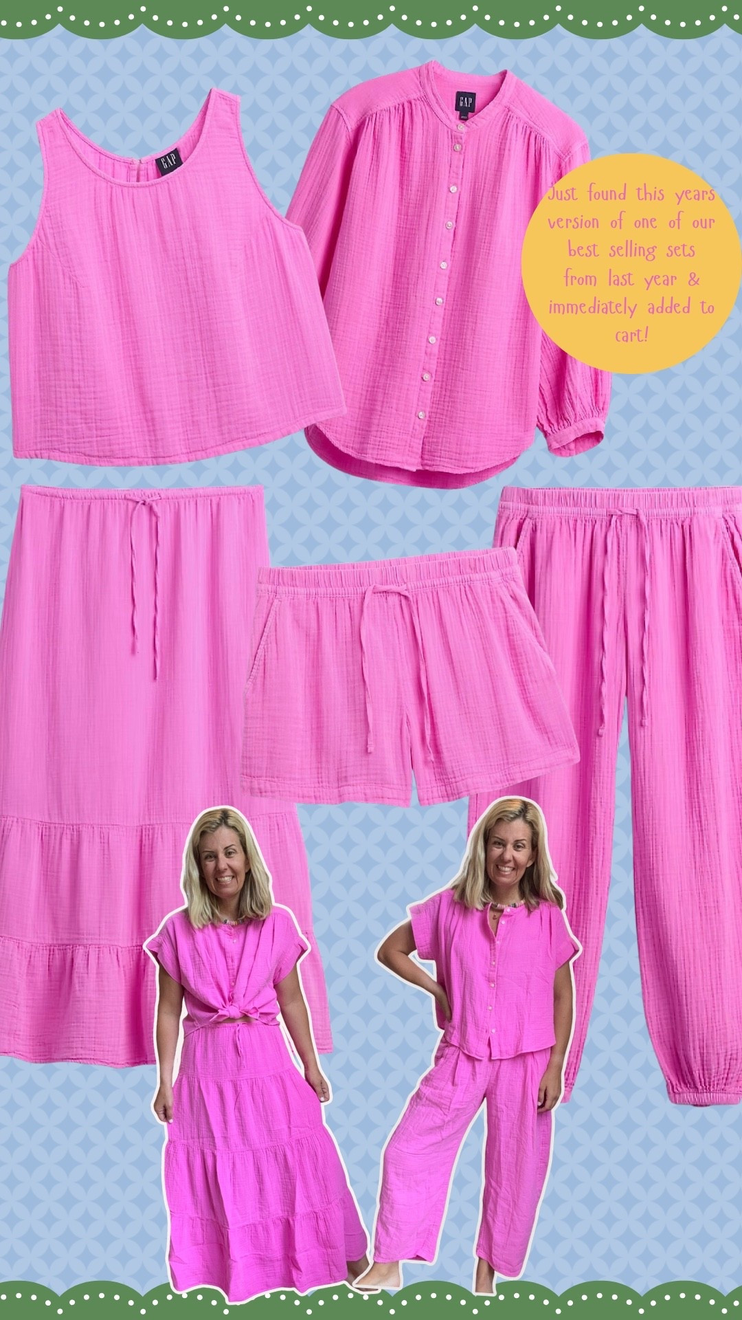 So glad they brought it back!!! The absolute best gauze pieces to mix and match all summer long! All pieces are up to 50% off!! ￼

#LTKSaleAlert #LTKSeasonal #LTKOver40
