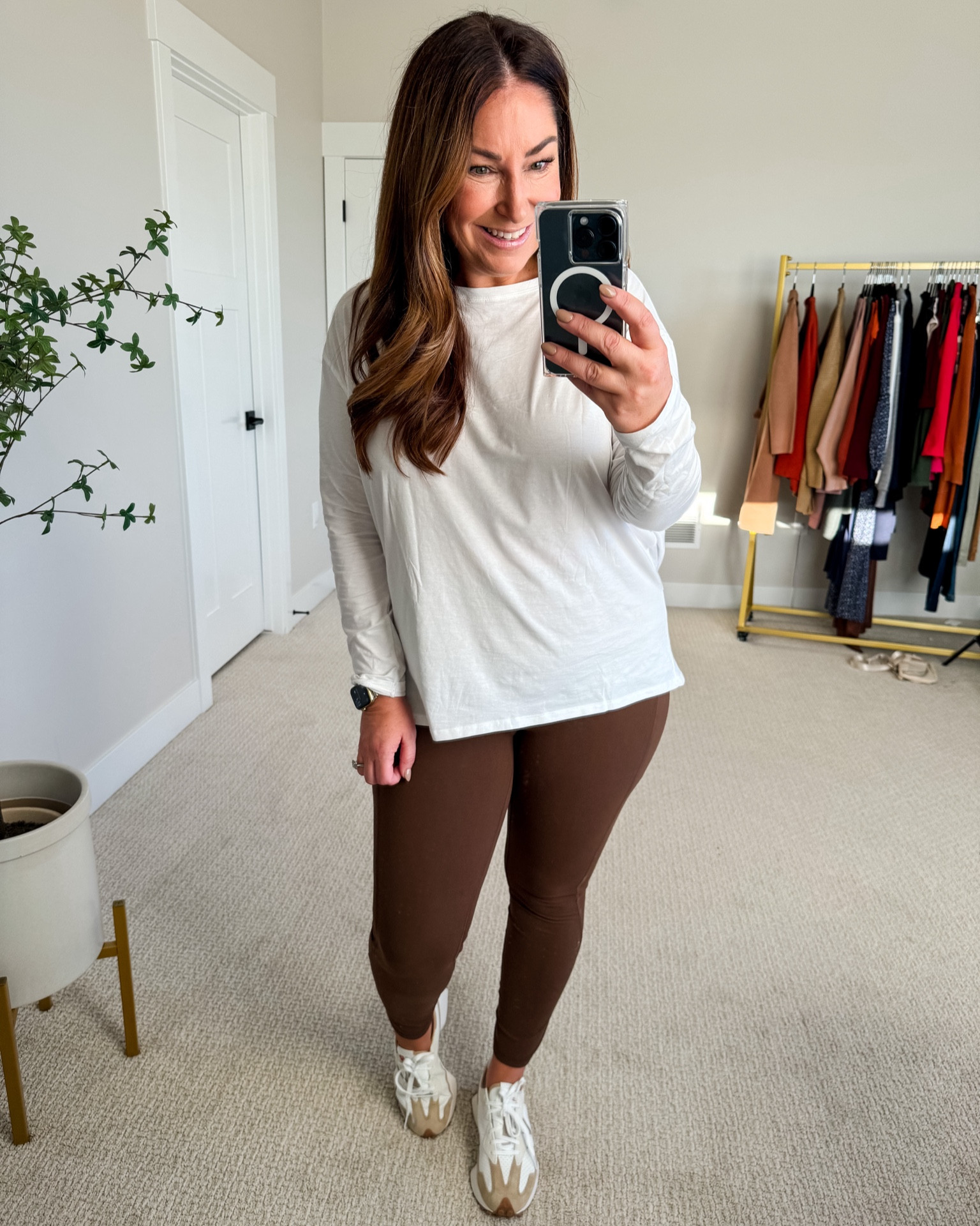 Fall travel outfit with lululemon leggings and Amazon tunic both tts 

#LTKSeasonal #LTKtravel #LTKmidsize