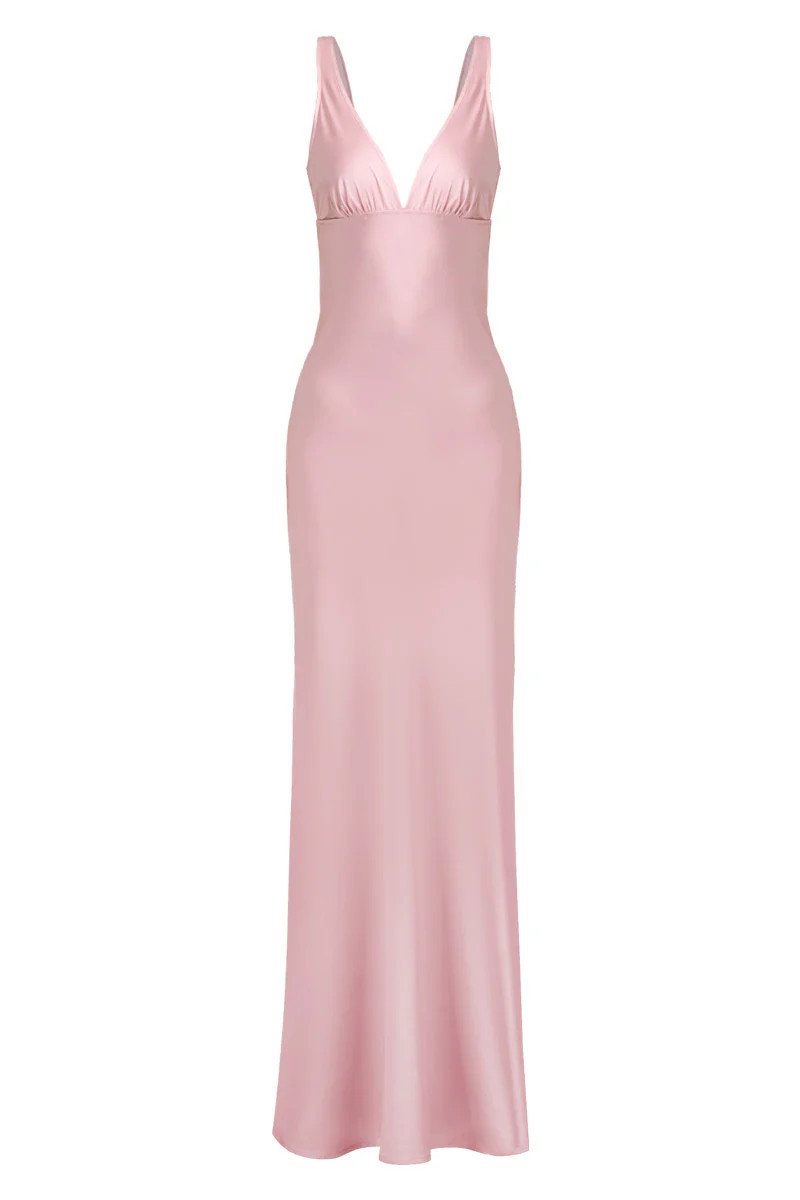 CLASSIC MAXI PINK SLIP DRESS | Stolen Stores | CULT MIA | CULT MIA UK LTD