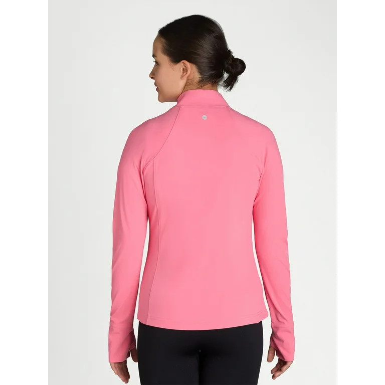 Avia Women's and Women's Plus SoftSculpt Zip-Up Jacket, Sizes XS-4X | Walmart (US)