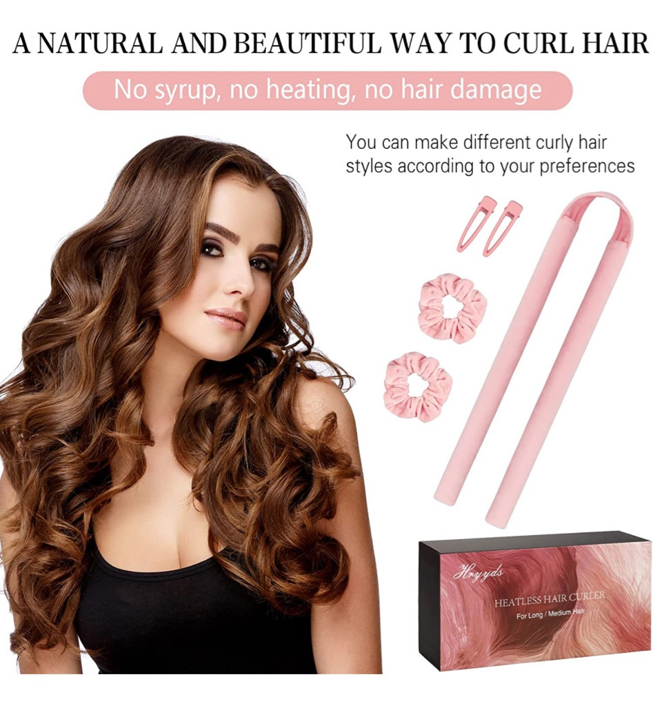 Upgraded Heatless Hair Curler, with Gift Box, Velvet Heatless Curls Headband ​- No Smell, Hair Curlers to Sleep in, Heatless Hair Curlers for Long Hair and Medium Hair

#LTKbeauty #LTKunder50 #LTKstyletip