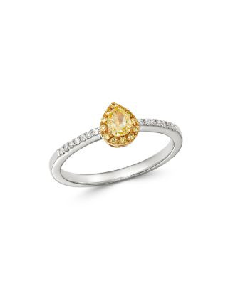 Yellow & White Diamond Ring in 14K Yellow & White Gold | Bloomingdale's (US)