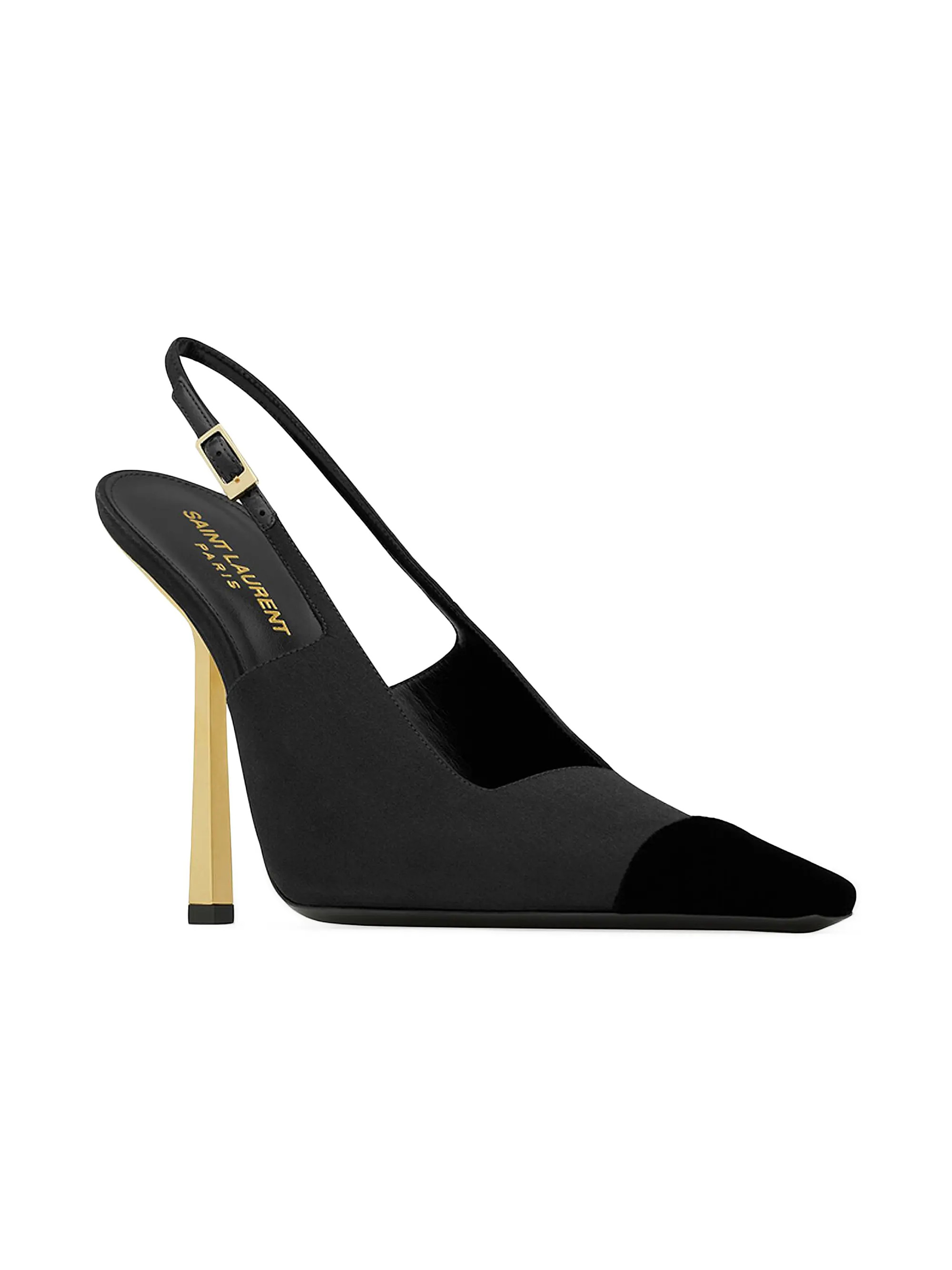 Ines Slingback Pumps In Satin Crepe | Saks Fifth Avenue
