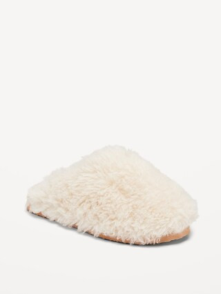 Faux-Fur Mule Slippers for Women (Partially Plant Based) | Old Navy (US)