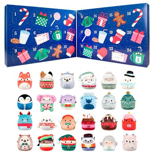 Squishmallows Original 24-Day Micromallows Holiday Plush Advent Calendar | Amazon (US)