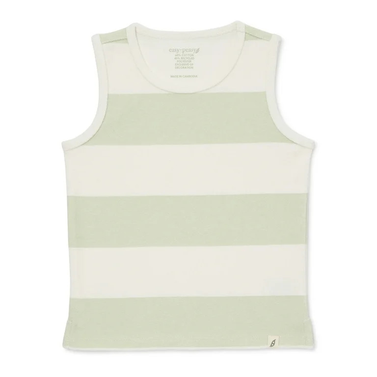 easy-peasy Baby and Toddler Boys Loop Terry Cloth Tank Top, Sizes 12M-5T | Walmart (US)