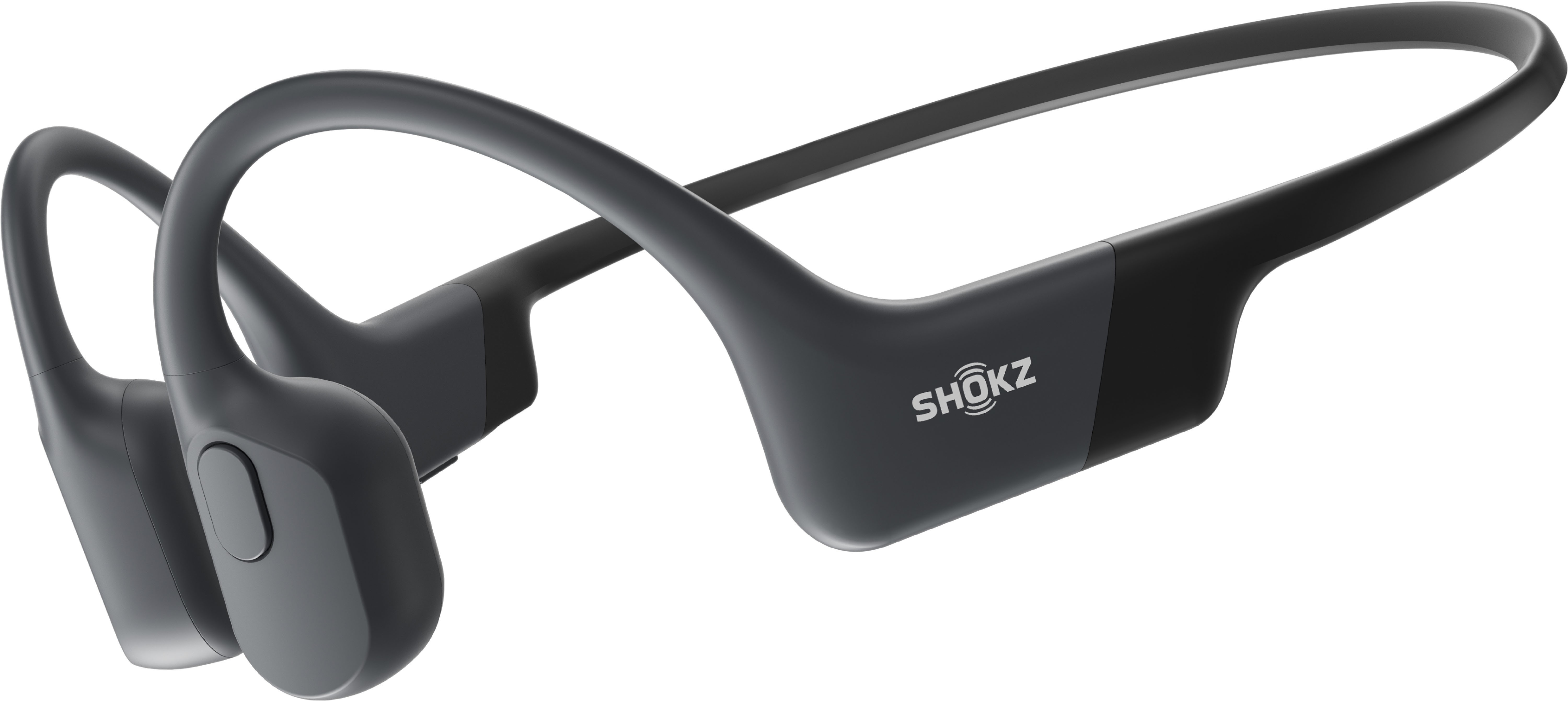 Shokz - OpenRun Wireless Bone Conduction Open-Ear Bluetooth Endurance Headphones (USB-Charging) - Black | Best Buy U.S.
