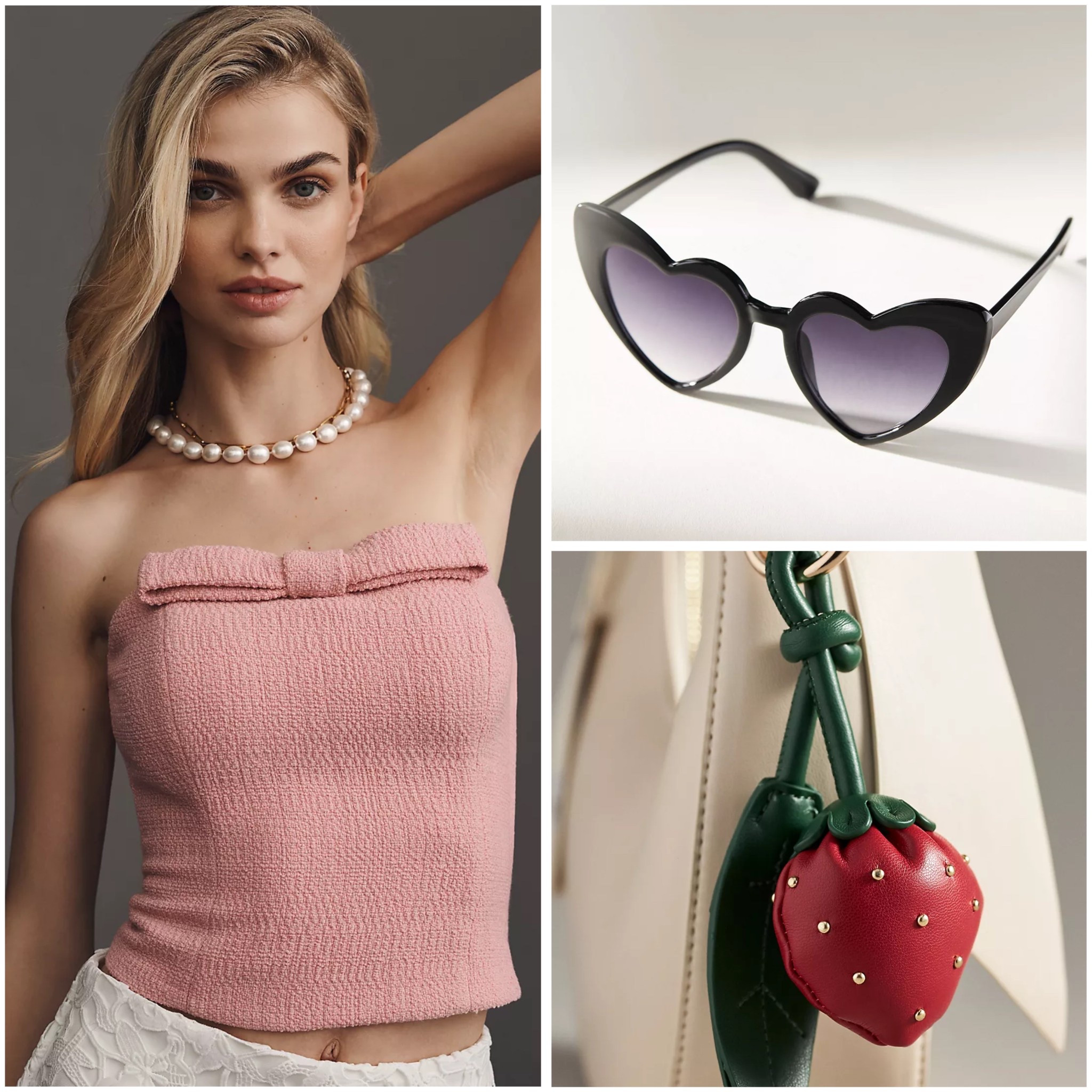 A fun top for spring or summer outfits. You could style it with a white skirt like on the product page and add these cute sunglasses and strawberry bag accessory. Or dress it up with a black leather skirt, tights and heels for date night or even a wedding guest look. 

Another option is to style with jeans for a casual look. The jeans linked are on sale right now. 

#LTKPetite #LTKStyleTip #LTKOver40