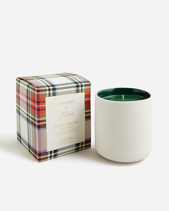 Apotheke X J.Crew Fresh Powder in Aspen candle | J. Crew US