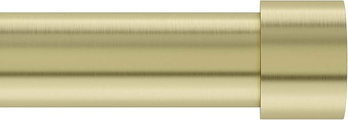 Umbra 245977-104 Cappa 1-Inch Curtain Rod, Includes 2 Matching Finials, Brackets & Hardware, 120 ... | Amazon (US)