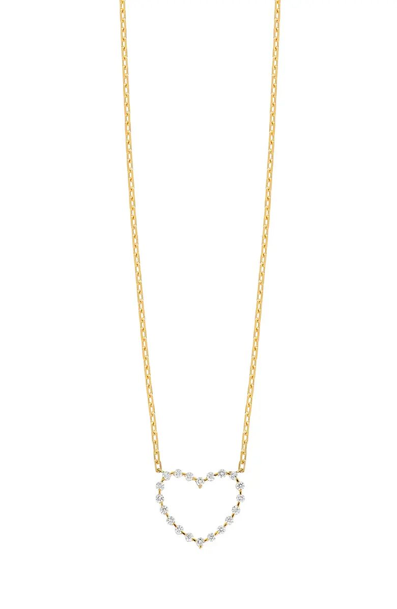 Liora Trend Diamond Heart Pendant Necklace | Nordstrom