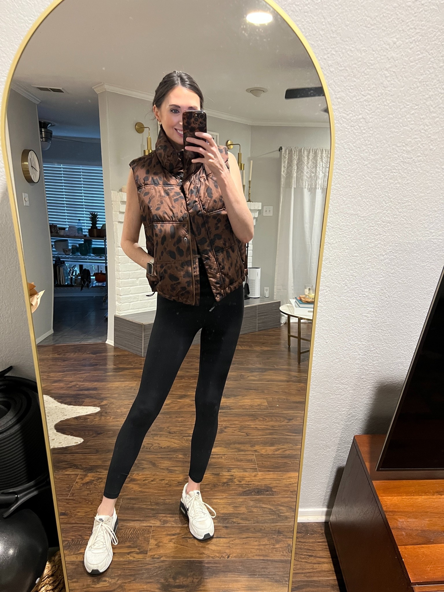 so ready for crisp temps. loving this leopard vest - so cute and affordable. on sale for $25.

wearing S in vest. might exchange for XS.

wearing XXS in leggings.


#LTKSaleAlert #LTKFindsUnder100 #LTKFindsUnder50