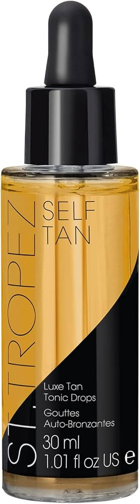 St.Tropez Luxe Tan Tonic Glow Drops, 5-in-1 Face Self Tanning Drops, Niacinamide, Hyaluronic Acid... | Amazon (US)