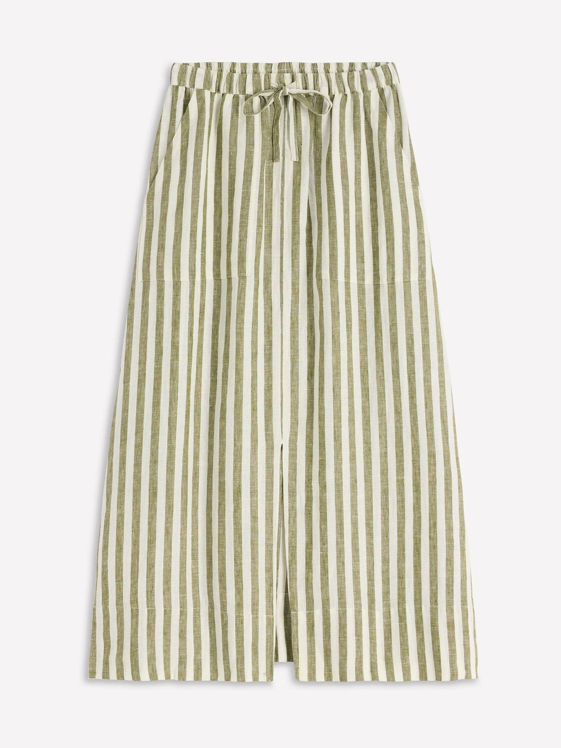 Boden Boden Green Layla Linen Skirt | Next US