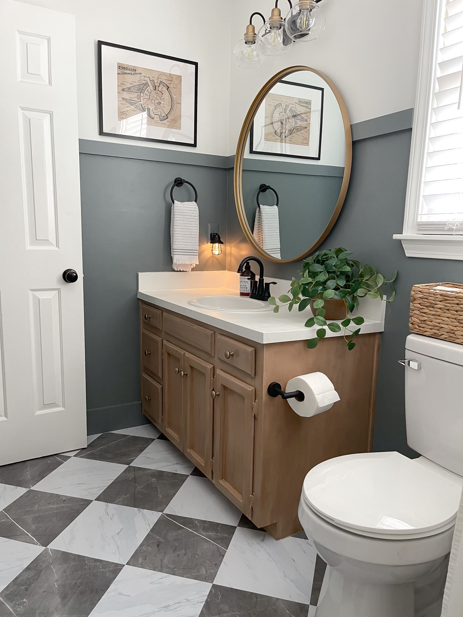 My boys bathroom is DONE! 
Linking items here and full details are on my blog: 
www.mydiyhappyhome.com

#LTKhome #LTKstyletip #LTKkids