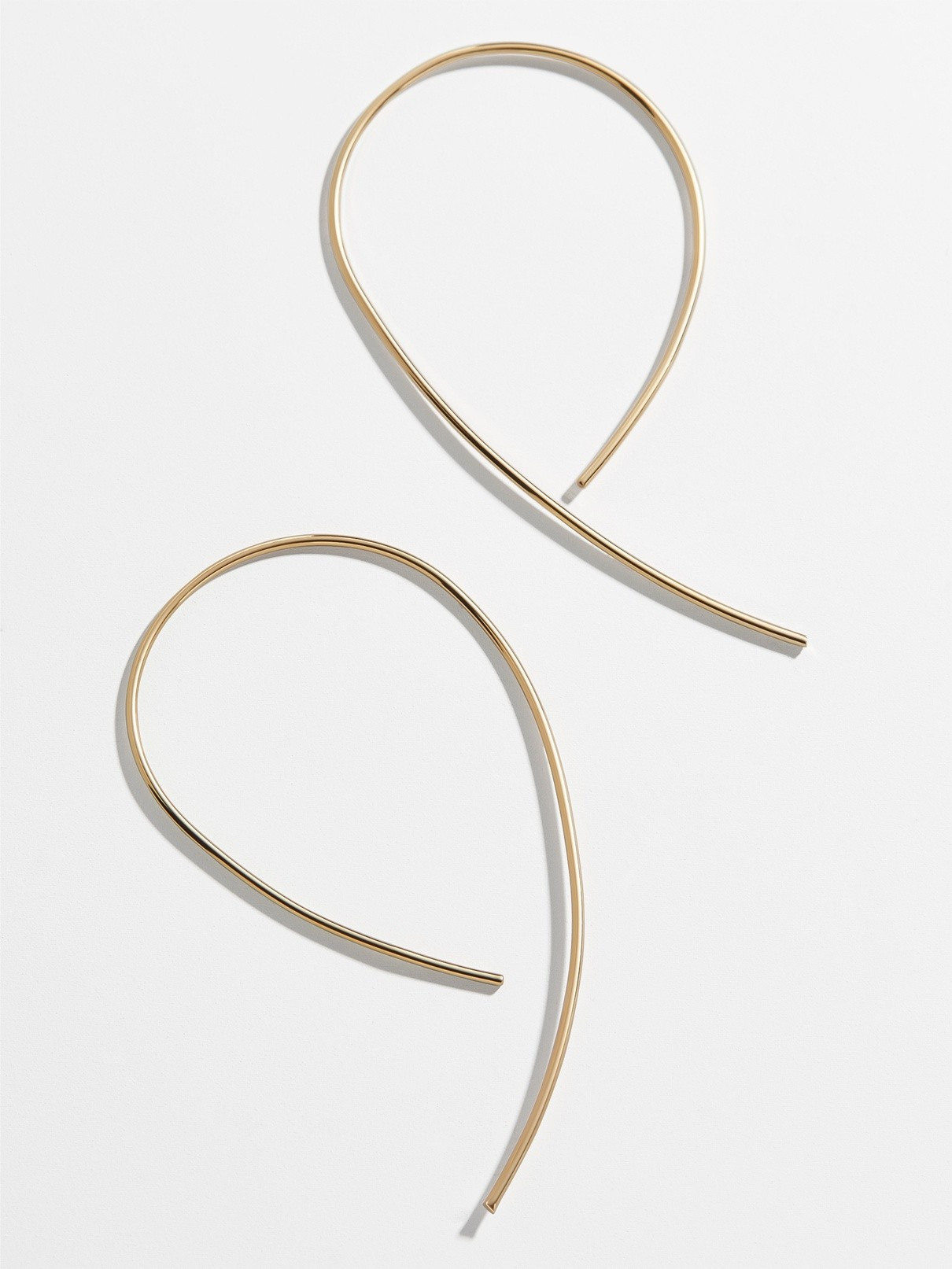 Arc 18K Gold Vermeil Hoop Earrings | BaubleBar (US)