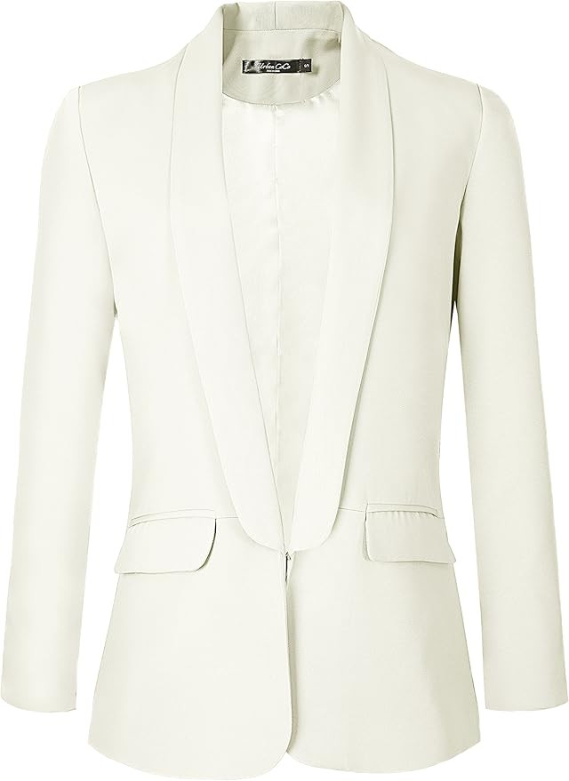 Urban CoCo Women's Office Blazer Jacket Open Front | Amazon (US)