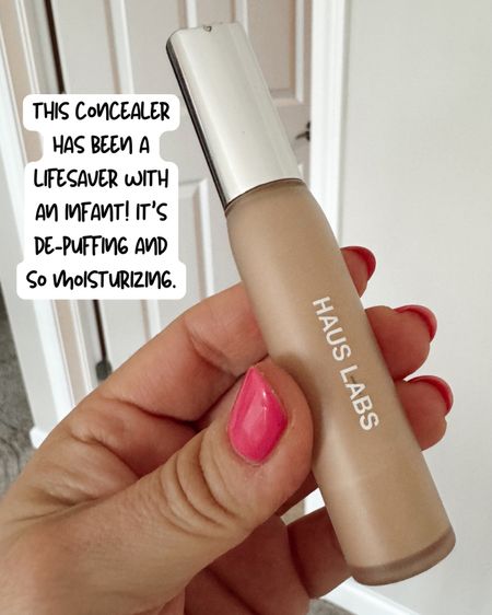 The BEST concealer ever! It’s de-puffing, moisturizing, and it wears so well on my 37-year-old skin. It doesn’t settle into my fine lines like many concealers do. It comes in a bunch of shades, too. Click to shop! 

#concealer #hauslabs #sephora #makeup #beautyover35 #skin #skincare #cleanbeauty

#LTKSeasonal #LTKbeauty #LTKfindsunder50