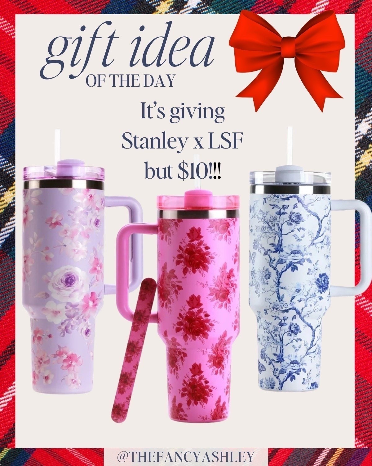 Walmart find! It’s giving Stanley x love shack fancy but it’s only $10! Great gift idea!!!

#LTKHoliday #LTKFindsUnder50 #LTKGiftGuide