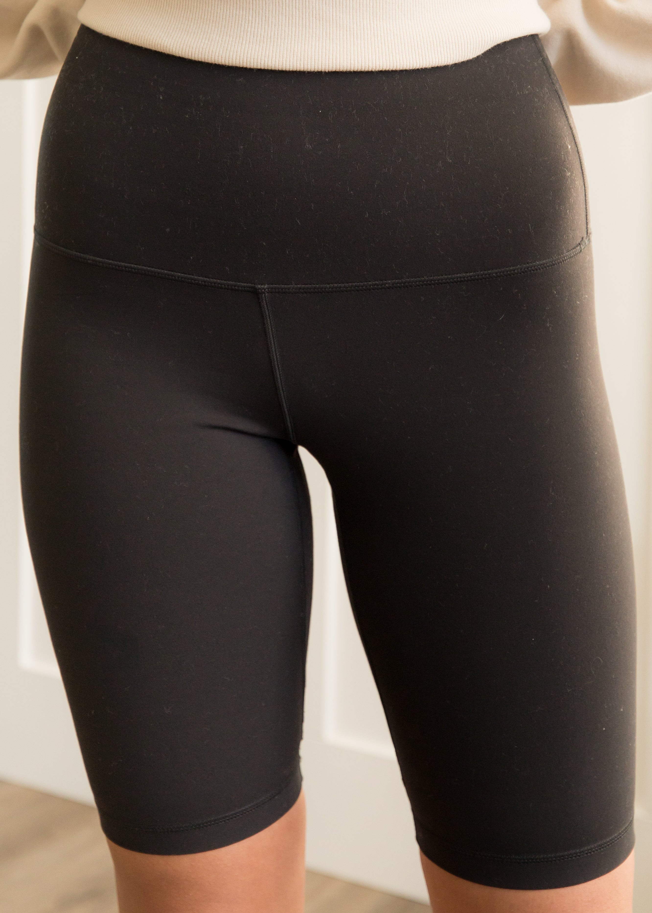 Wonder Black High Waist Biker Shorts | My Sister's Closet Boutique