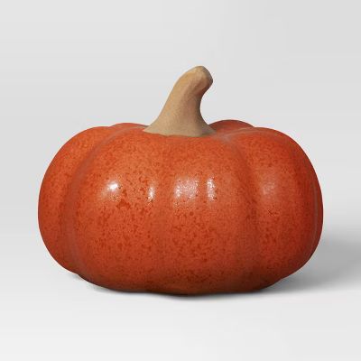 Small Ceramic Pumpkin Figurine Orange - Threshold™ | Target