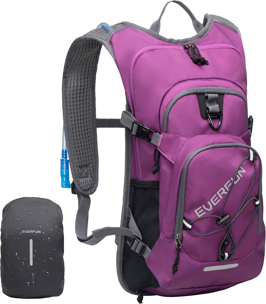 EVERFUN Hydration Backpack 18L with Water Bladder 2L/3L Hiking Water Backpack Women Men Lightweig... | Amazon (US)