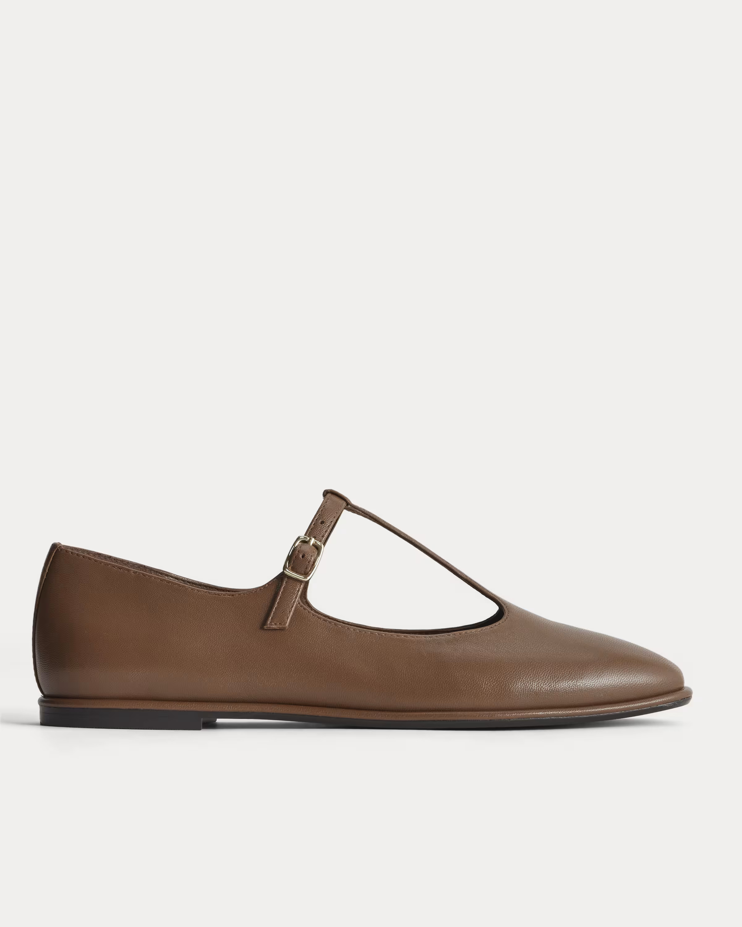The Leather T-Strap Flat | Everlane