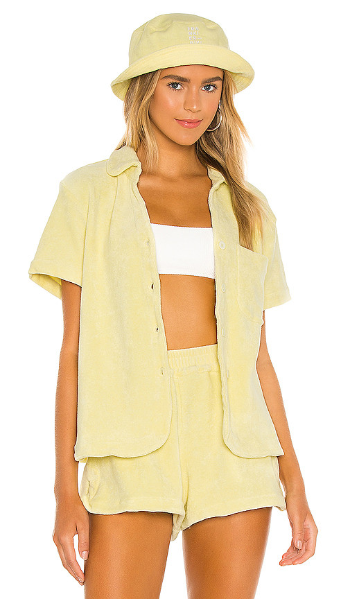 Frankies Bikinis Coco Top in Yellow. - size XS (also in S,M,L) | Revolve Clothing (Global)