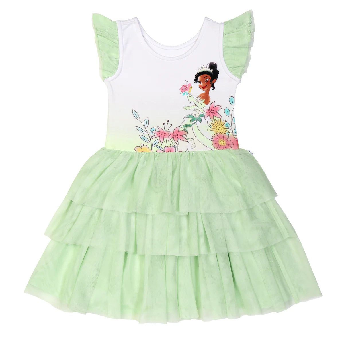 Disney Tiana Flutter Tiered Tutu Dress | Little Sleepies
