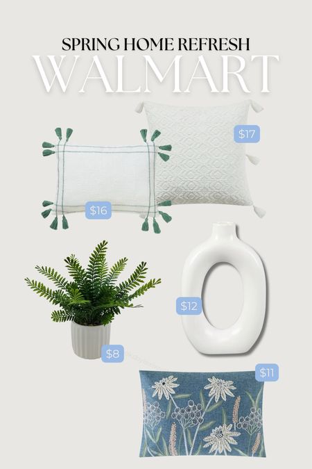 Spring home refresh pieces from Walmart!