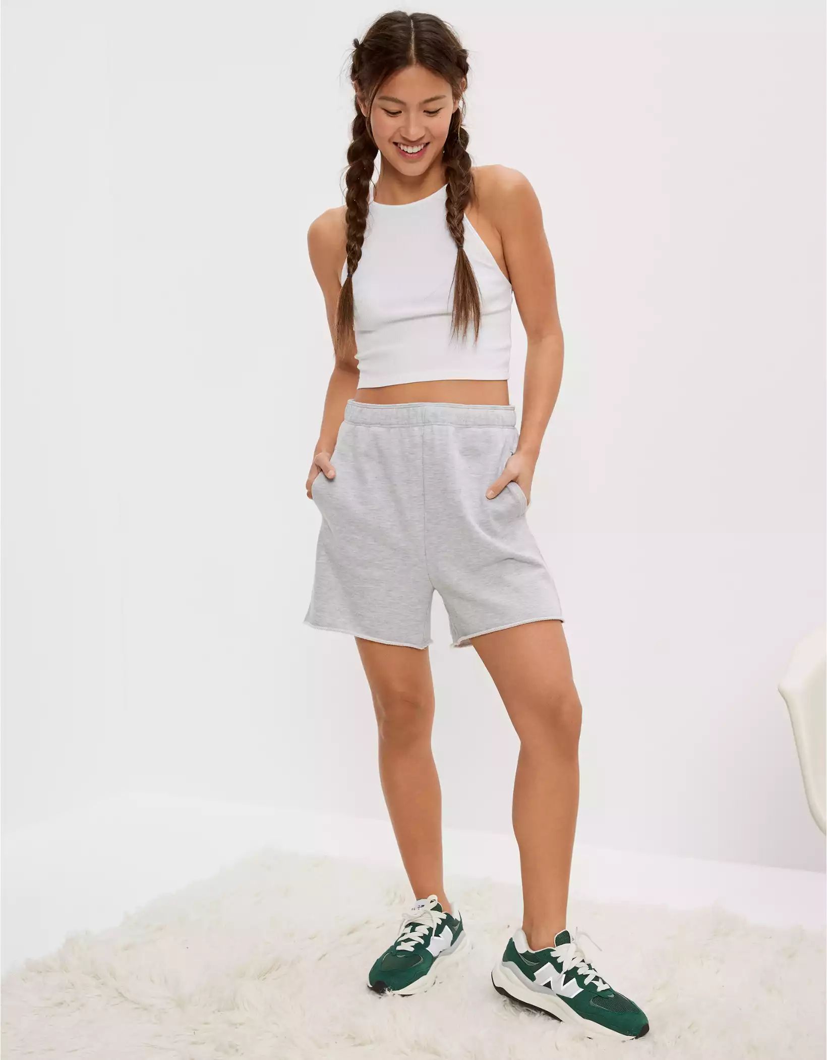 AE Fleece Baggy Short | American Eagle Outfitters (US & CA)