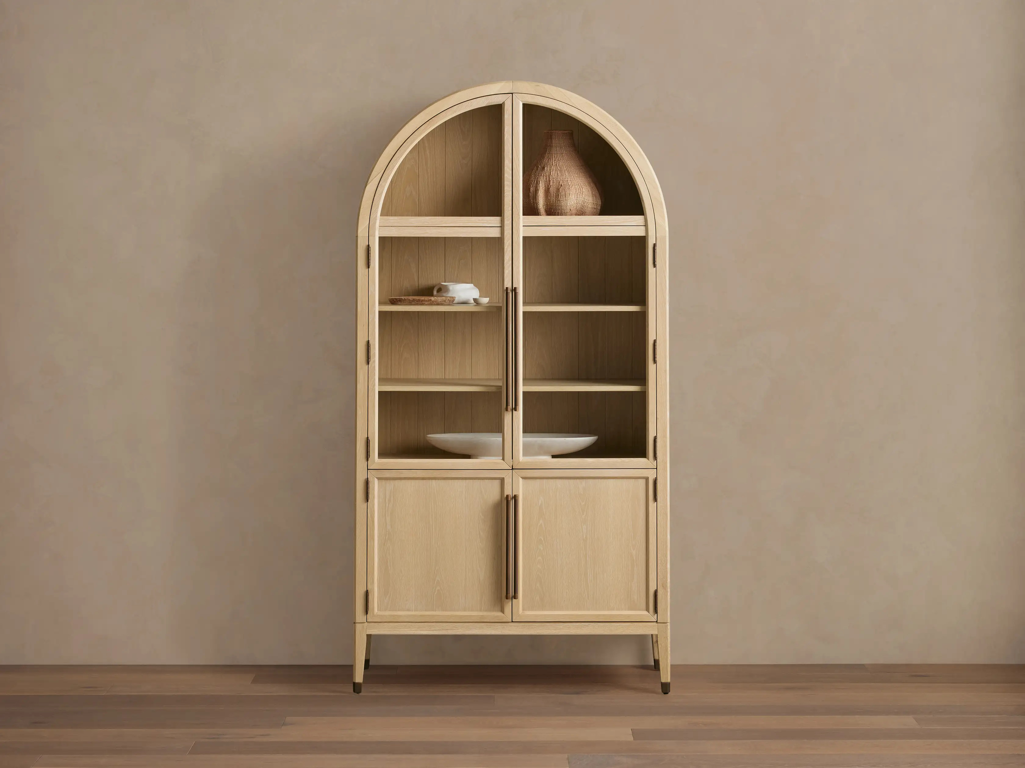 Hattie Glass Cabinet | Arhaus