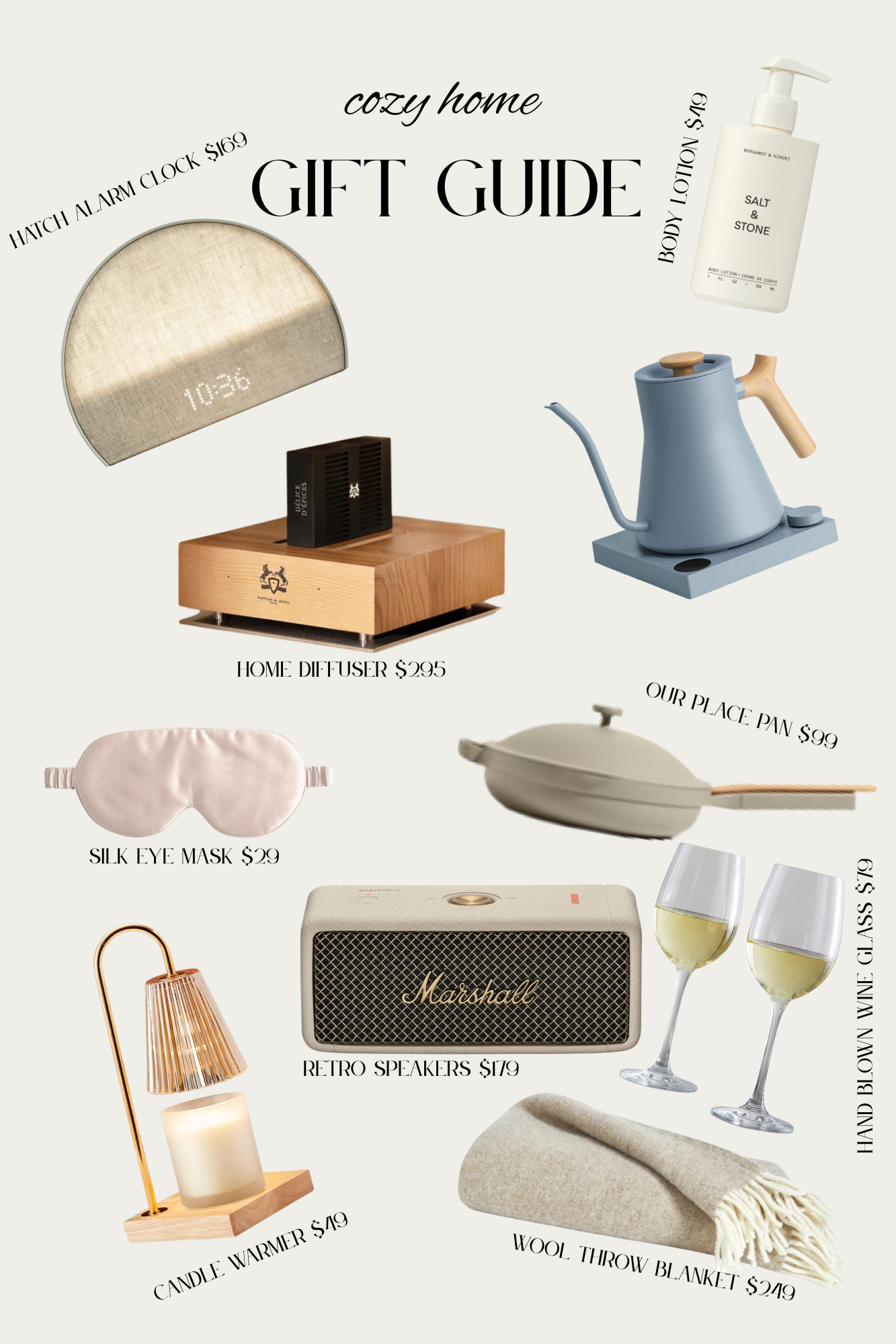 cozy home holiday gift guide 

 