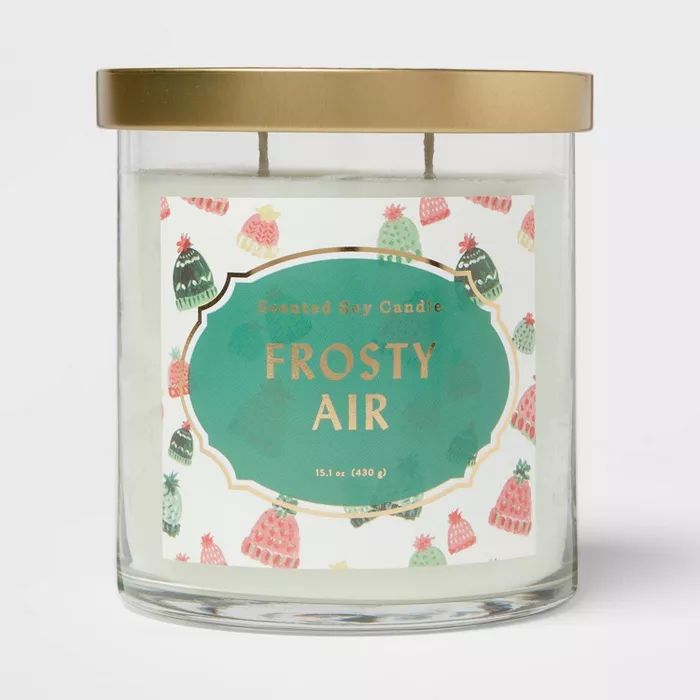 Lidded Glass Jar Candle Frosty Air - Opalhouse™ | Target