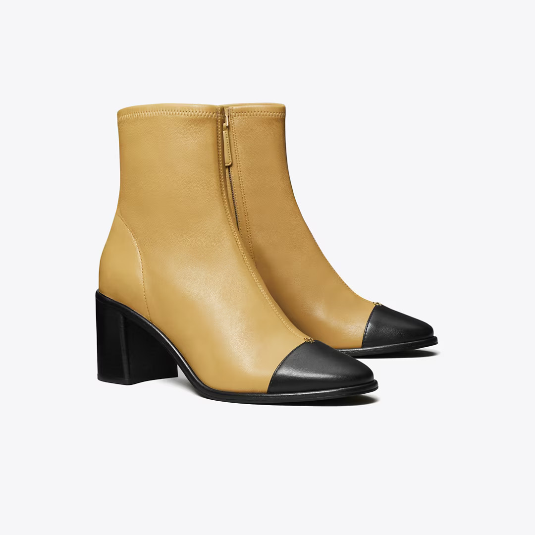 Tory Burch Cap-Toe Heeled Ankle Boot | Tory Burch (US)