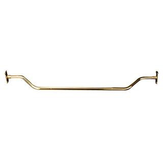 Barclay Products 60 in. Cellini Shower Rod in Polished Brass 4120-60-PB | The Home Depot