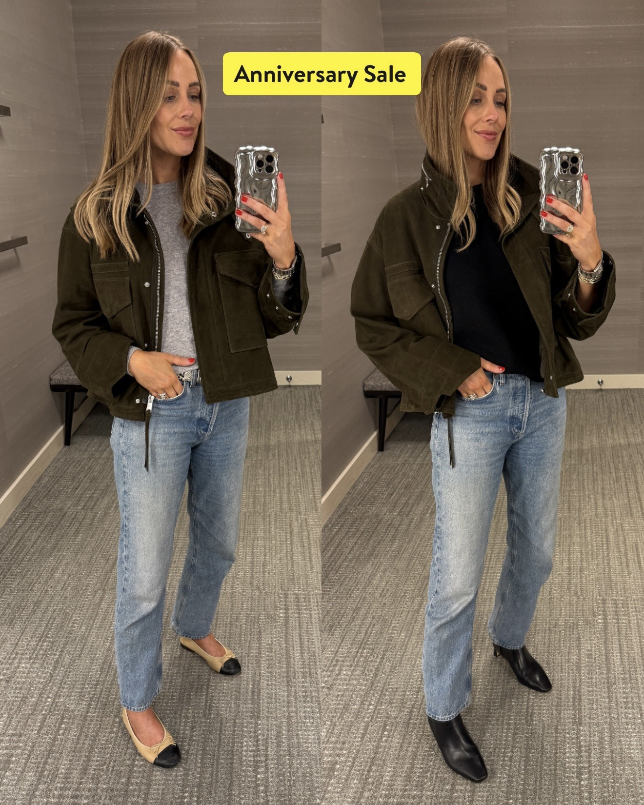 Fashion Jackson NSALE Nordstrom anniversary sale wearing a small in the jacket and sweaters

#LTKOver40 #LTKSaleAlert #LTKootd