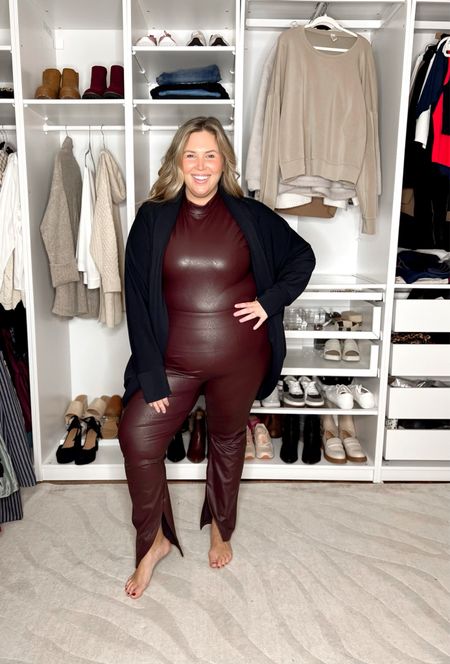 Day 5/5 Spanx Daily Steals!!! It’s the last day of Spanx’s best sale of the year! Today they’re doing Select Leather Styles 50% Off, including this Leather-Like Mock Neck Bodysuit!!! It runs true to size, I’m in the 2X! 

Other steals include: Leather-Like Ankle Skinny Pant ($61.50), Leather-Like Moto Jacket ($99), AND MORE!

Don’t forget, everything else at Spanx is 20% off - no code needed - ends today! This never happens!

#LTKsalealert #LTKCyberWeek #LTKplussize