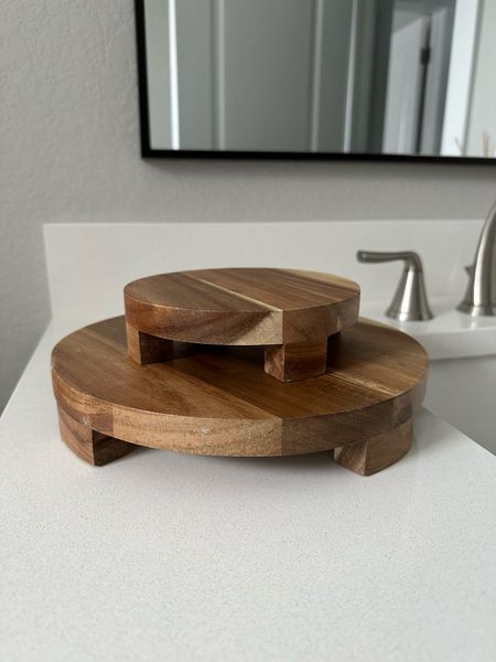 These wood stands from Amazon are the perfect decor for any space  

#LTKHome #LTKFindsUnder50 #LTKStyleTip