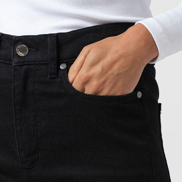 Wide Leg Jean - Black | Saint + Sofia