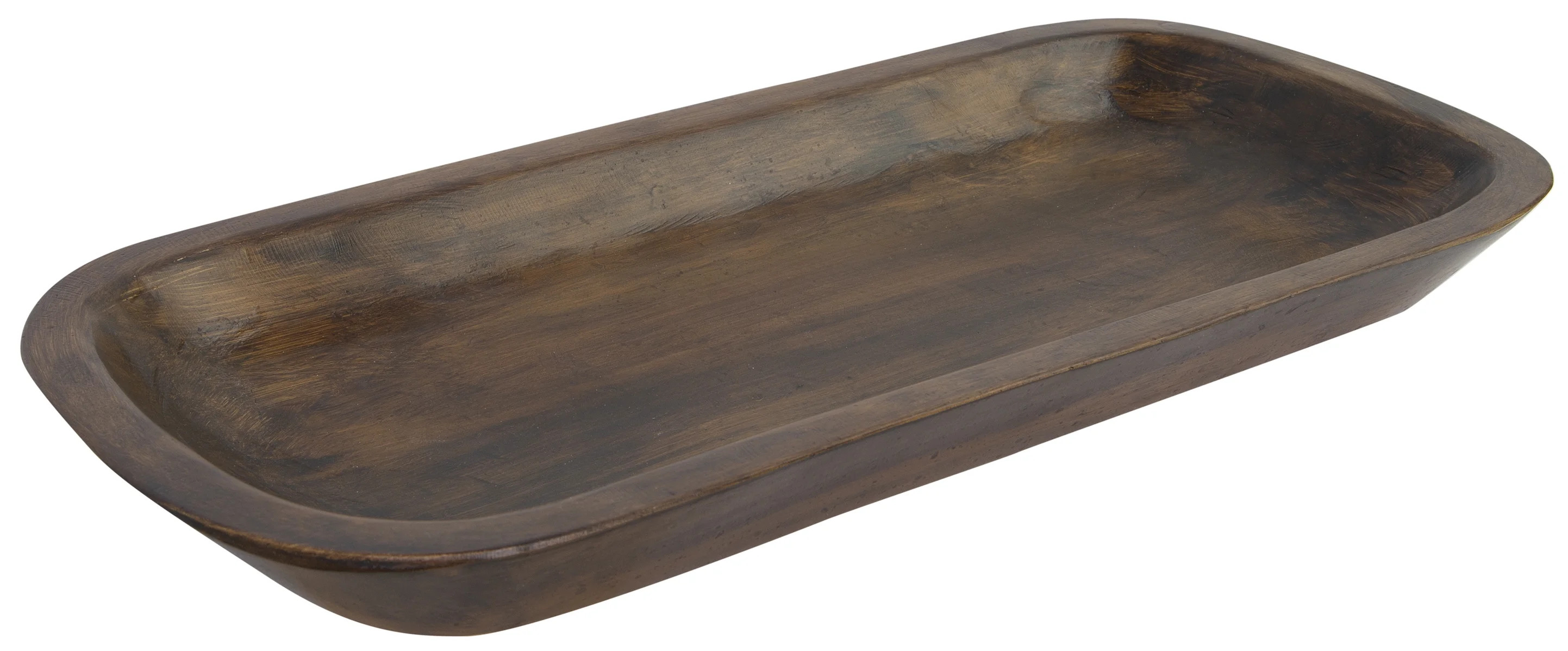 Better Homes & Gardens Decorative Wooden Finish Dough Bowl | Walmart (US)