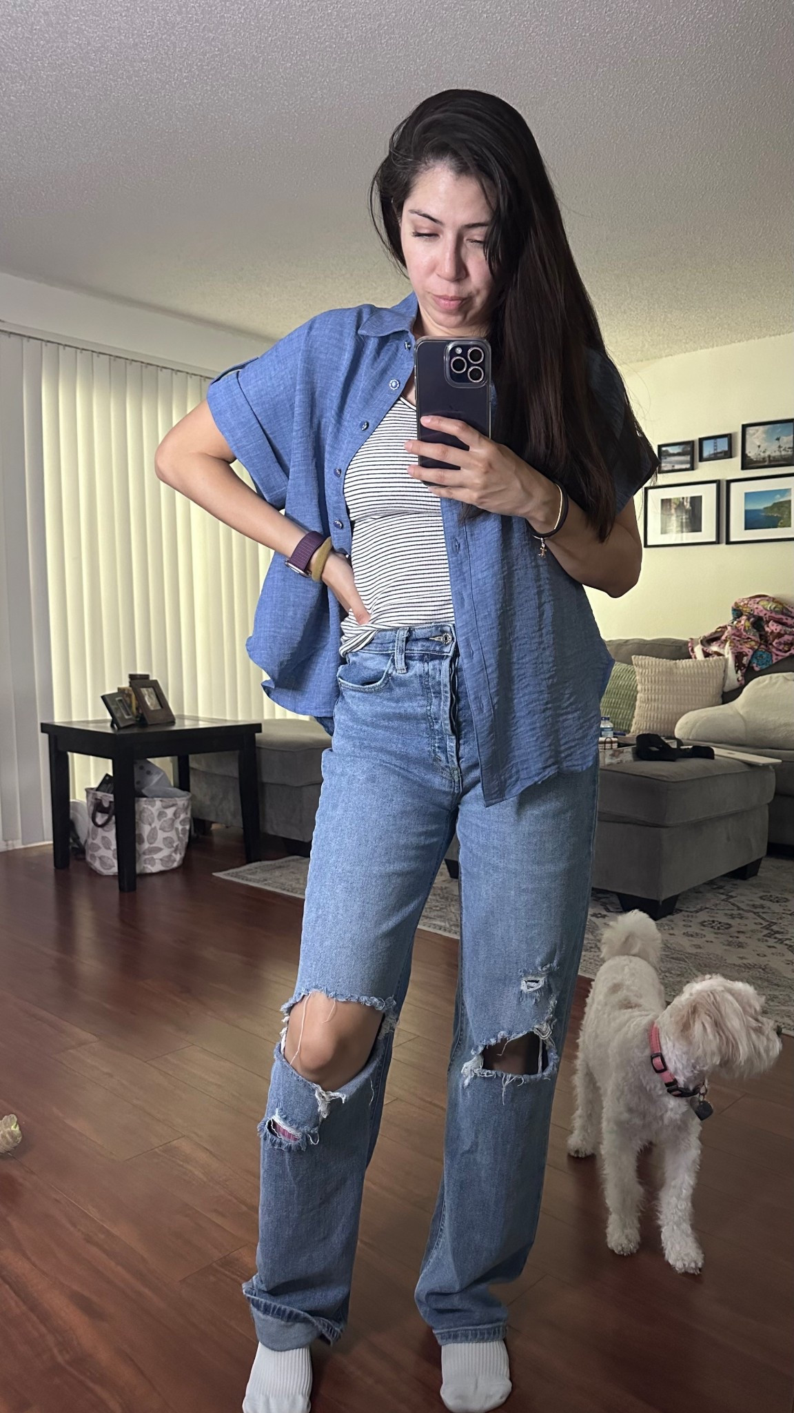 Comfy casual jeans vibes. 

#LTKOver40 #LTKSummerEdit