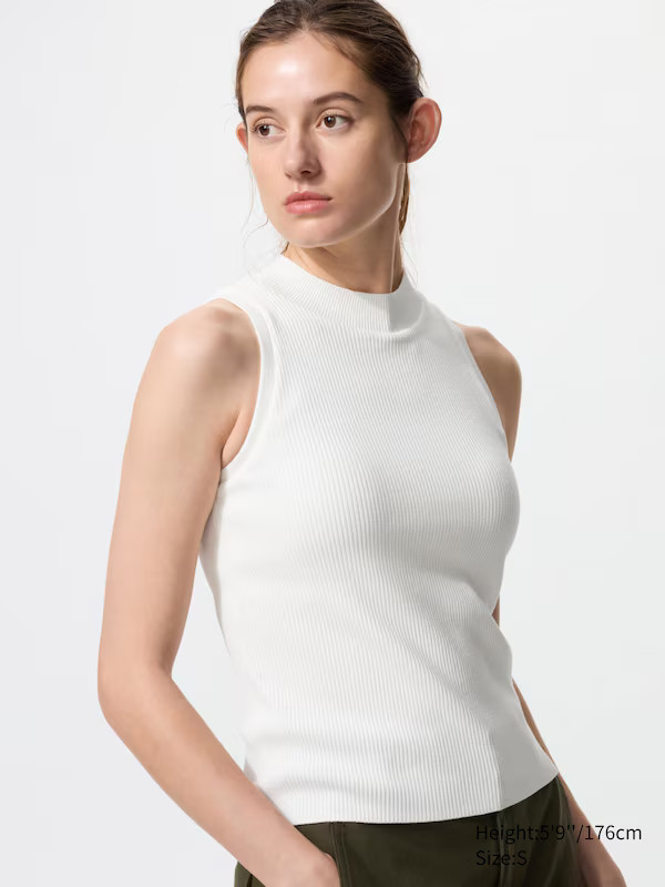 Washable Knit Sleeveless Bra Top | UNIQLO (UK)