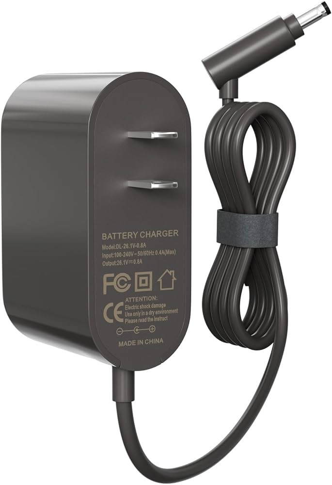 26.1V Cordless Vacuum Cleaner Charger Compatible with Dyson V8 V7 V6 SV04 SV03 DC59 DC58 DC62,Abs... | Amazon (US)