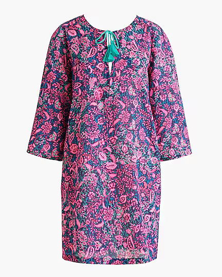 Printed beach tunic | J.Crew Factory